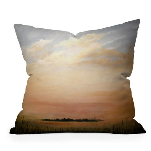 Rosie Brown Big Sky Throw Pillow