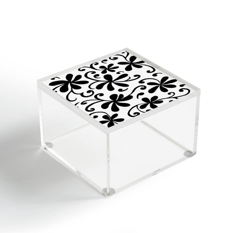 Rosie Brown Black on White Acrylic Box