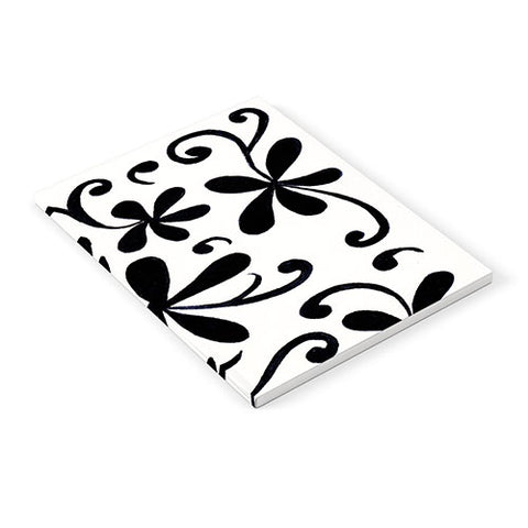 Rosie Brown Black on White Notebook