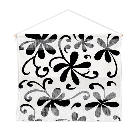 Rosie Brown Black on White Wall Hanging Landscape