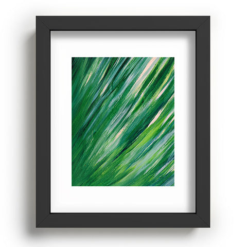 Rosie Brown Blades Of Grass Recessed Framing Rectangle