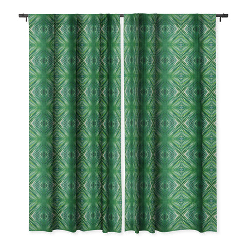 Rosie Brown Blades Of Grass Blackout Window Curtain