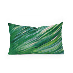 Rosie Brown Blades Of Grass Oblong Throw Pillow