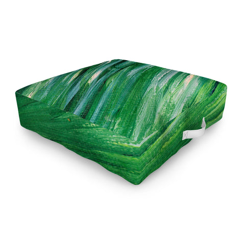 Rosie Brown Blades Of Grass Outdoor Floor Cushion