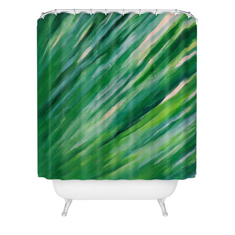 Rosie Brown Blades Of Grass Shower Curtain