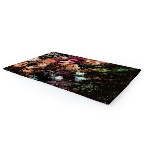 Rosie Brown Blooming Black Area Rug
