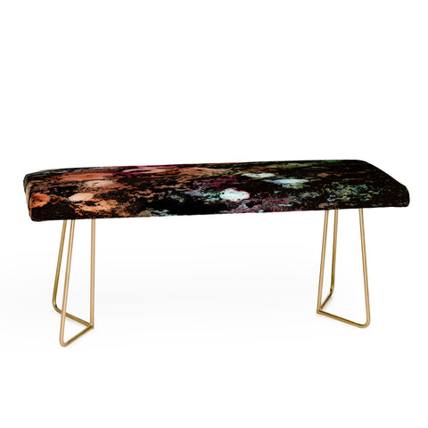 Rosie Brown Blooming Black Bench