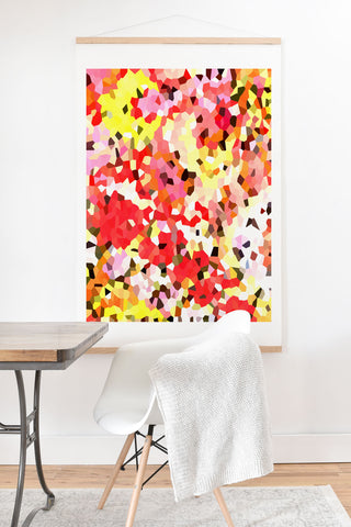 Rosie Brown Blooms Art Print And Hanger