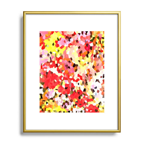Rosie Brown Blooms Metal Framed Art Print
