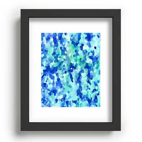 Rosie Brown Blue Chips Recessed Framing Rectangle