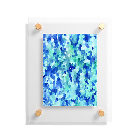 Rosie Brown Blue Chips Floating Acrylic Print