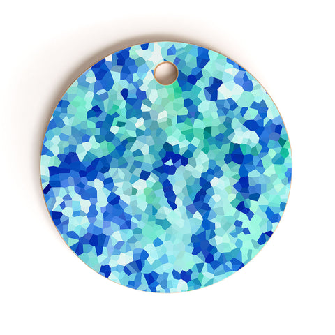 Rosie Brown Blue Chips Cutting Board Round