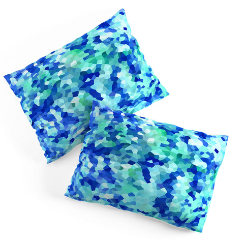 Rosie Brown Blue Chips Pillow Shams