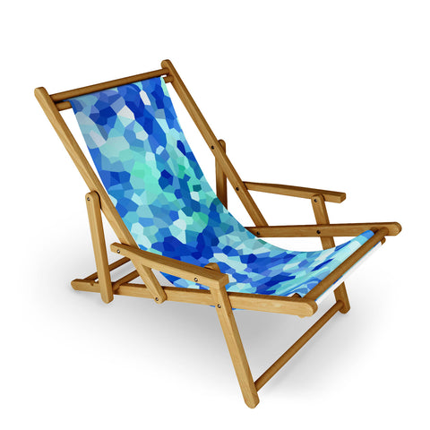 Rosie Brown Blue Chips Sling Chair