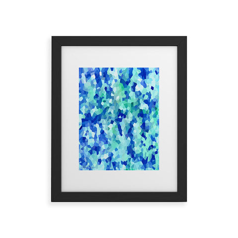 Rosie Brown Blue Chips Framed Art Print