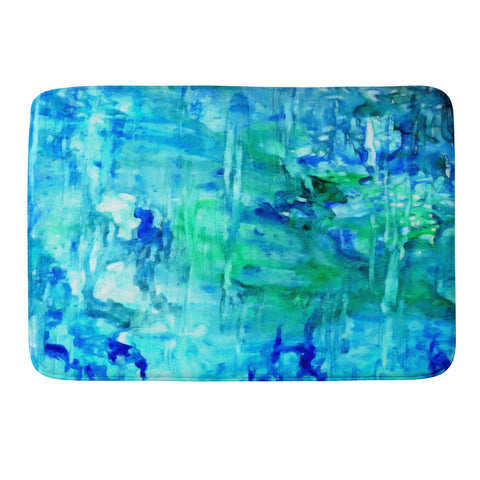 Rosie Brown Blue Grotto Memory Foam Bath Mat