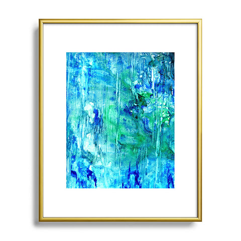 Rosie Brown Blue Grotto Metal Framed Art Print