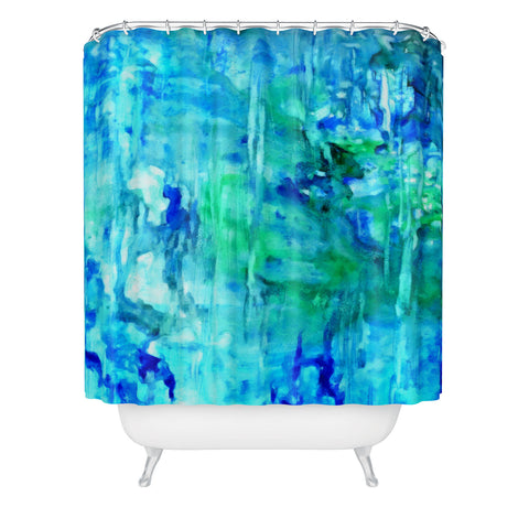 Rosie Brown Blue Grotto Shower Curtain