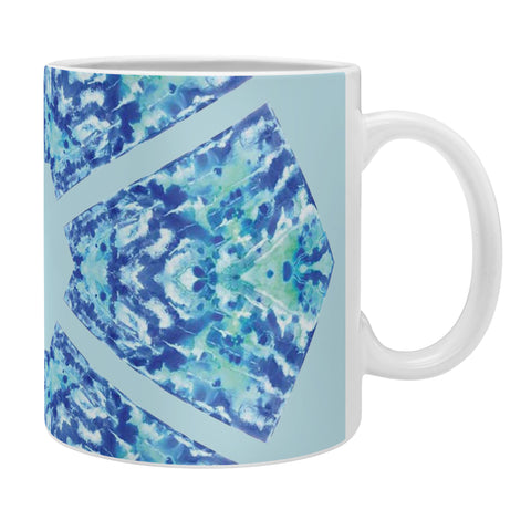 Rosie Brown Blue Hexagone Coffee Mug