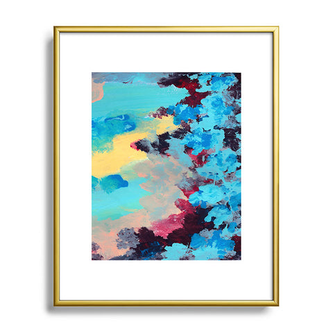 Rosie Brown Blue Ivy Metal Framed Art Print