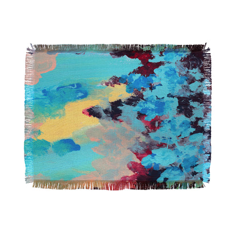 Rosie Brown Blue Ivy Throw Blanket