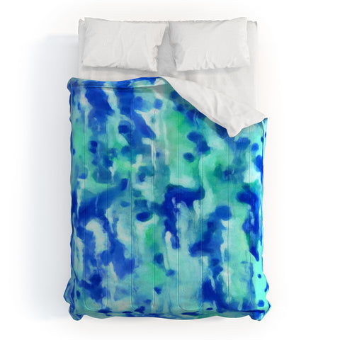 Rosie Brown Blue On Blue Comforter