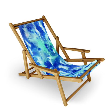 Rosie Brown Blue On Blue Sling Chair