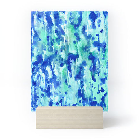 Rosie Brown Blue On Blue Mini Art Print