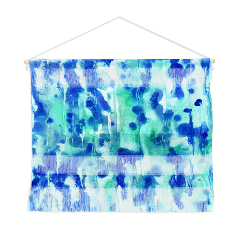 Rosie Brown Blue On Blue Wall Hanging Landscape