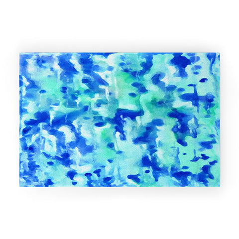 Rosie Brown Blue On Blue Welcome Mat