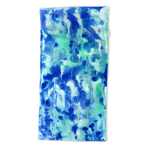 Rosie Brown Blue On Blue Beach Towel