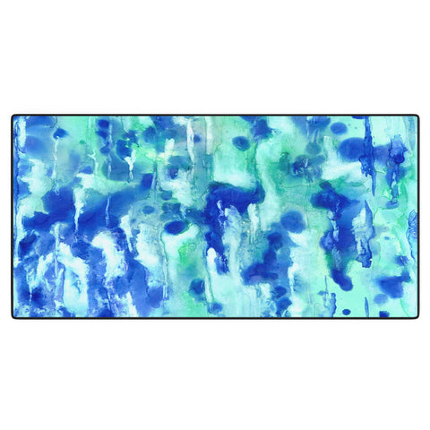 Rosie Brown Blue On Blue Desk Mat