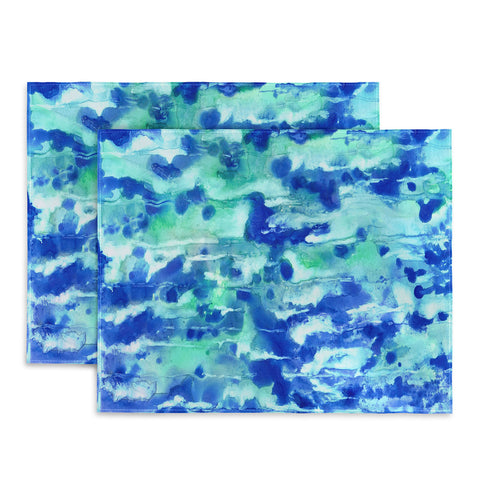 Rosie Brown Blue On Blue Placemat