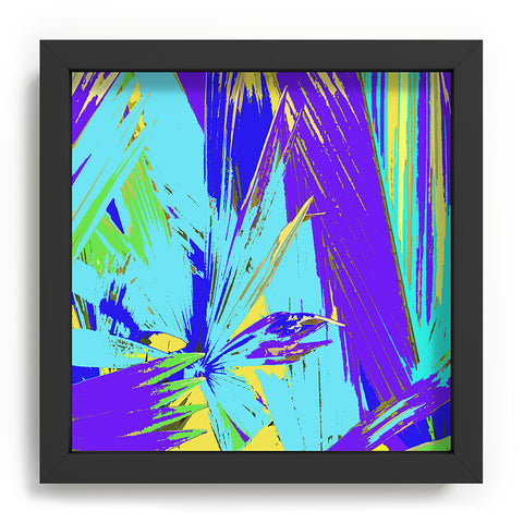 Rosie Brown Blue Palms 1 Recessed Framing Square