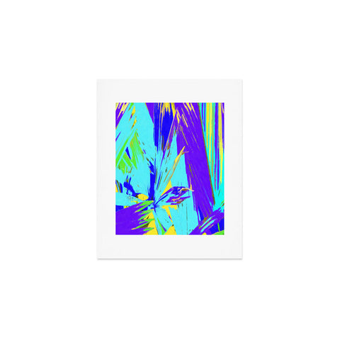 Rosie Brown Blue Palms 1 Art Print
