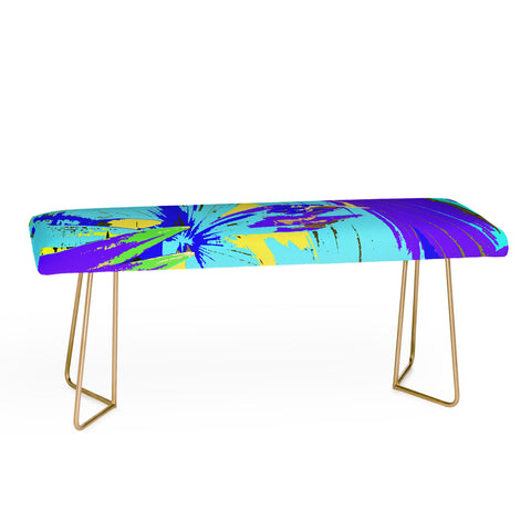 Rosie Brown Blue Palms 1 Bench