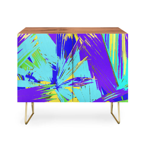 Rosie Brown Blue Palms 1 Credenza