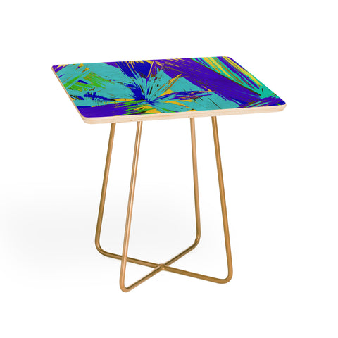 Rosie Brown Blue Palms 1 Side Table