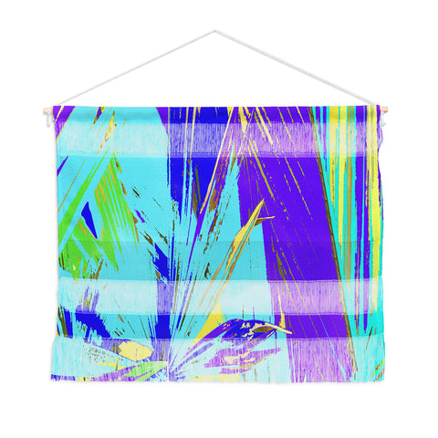 Rosie Brown Blue Palms 1 Wall Hanging Landscape