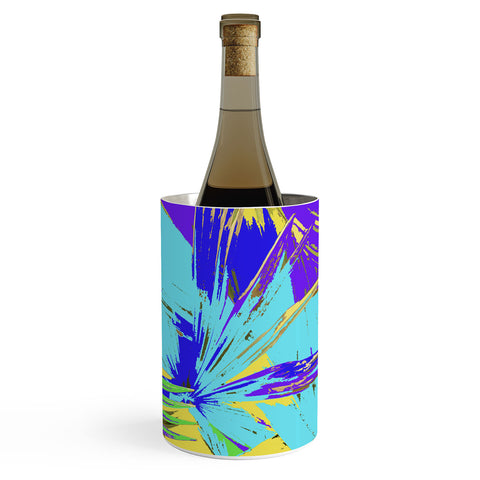 Rosie Brown Blue Palms 1 Wine Chiller