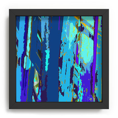 Rosie Brown Blue Palms 2 Recessed Framing Square