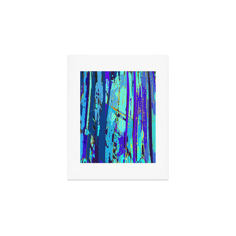 Rosie Brown Blue Palms 2 Art Print