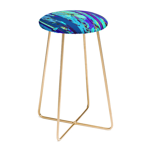Rosie Brown Blue Palms 2 Counter Stool