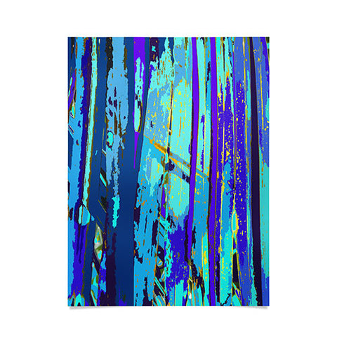 Rosie Brown Blue Palms 2 Poster