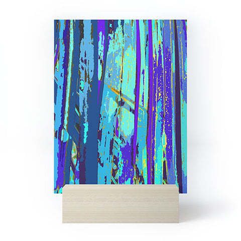 Rosie Brown Blue Palms 2 Mini Art Print