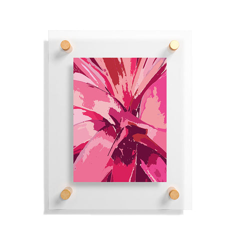 Rosie Brown Blushing Bromeliad Floating Acrylic Print