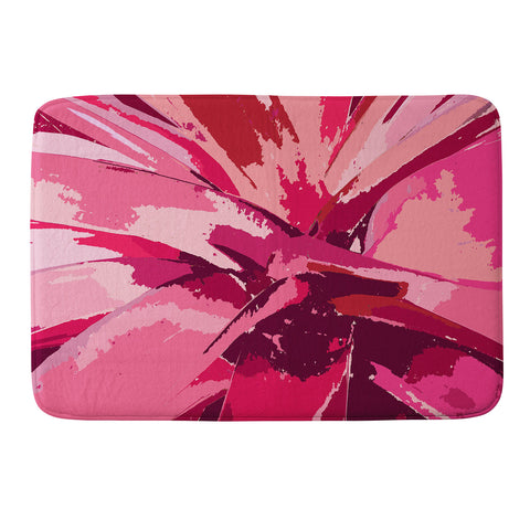 Rosie Brown Blushing Bromeliad Memory Foam Bath Mat
