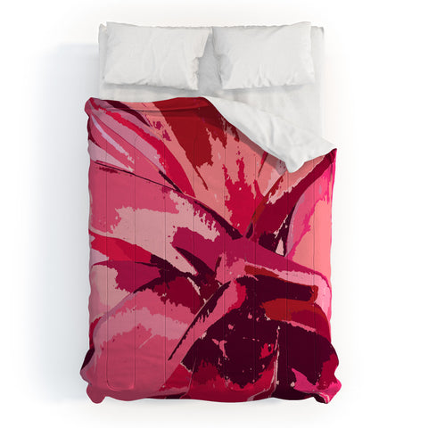 Rosie Brown Blushing Bromeliad Comforter