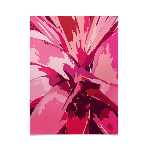 Rosie Brown Blushing Bromeliad Poster