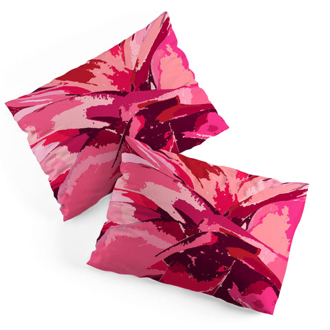 Rosie Brown Blushing Bromeliad Pillow Shams
